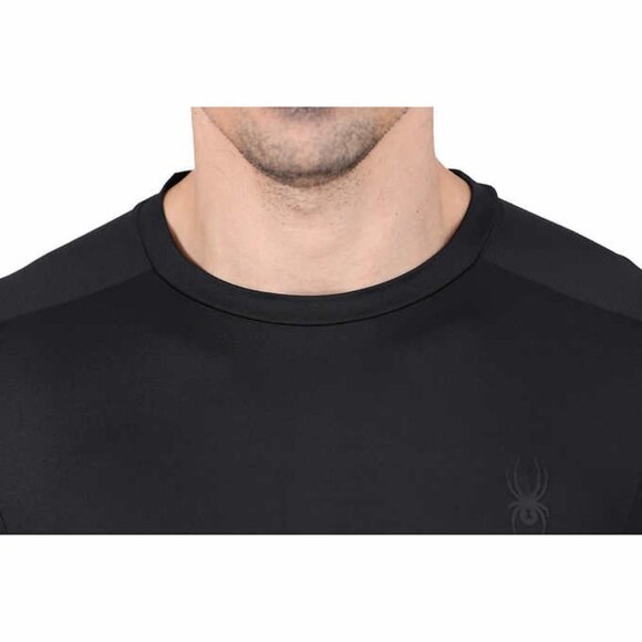 NWT - Spyder Active Men's Short Sleeve Black Tee – Size XL - Picture 4 of 5